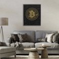 thumbnail image 3 of Stupell Industries Art Deco Bold Golden Digital Currency Black Floating Frame Canvas Art, 17 x 21, by Svetlana Aleynikova, 3 of 8