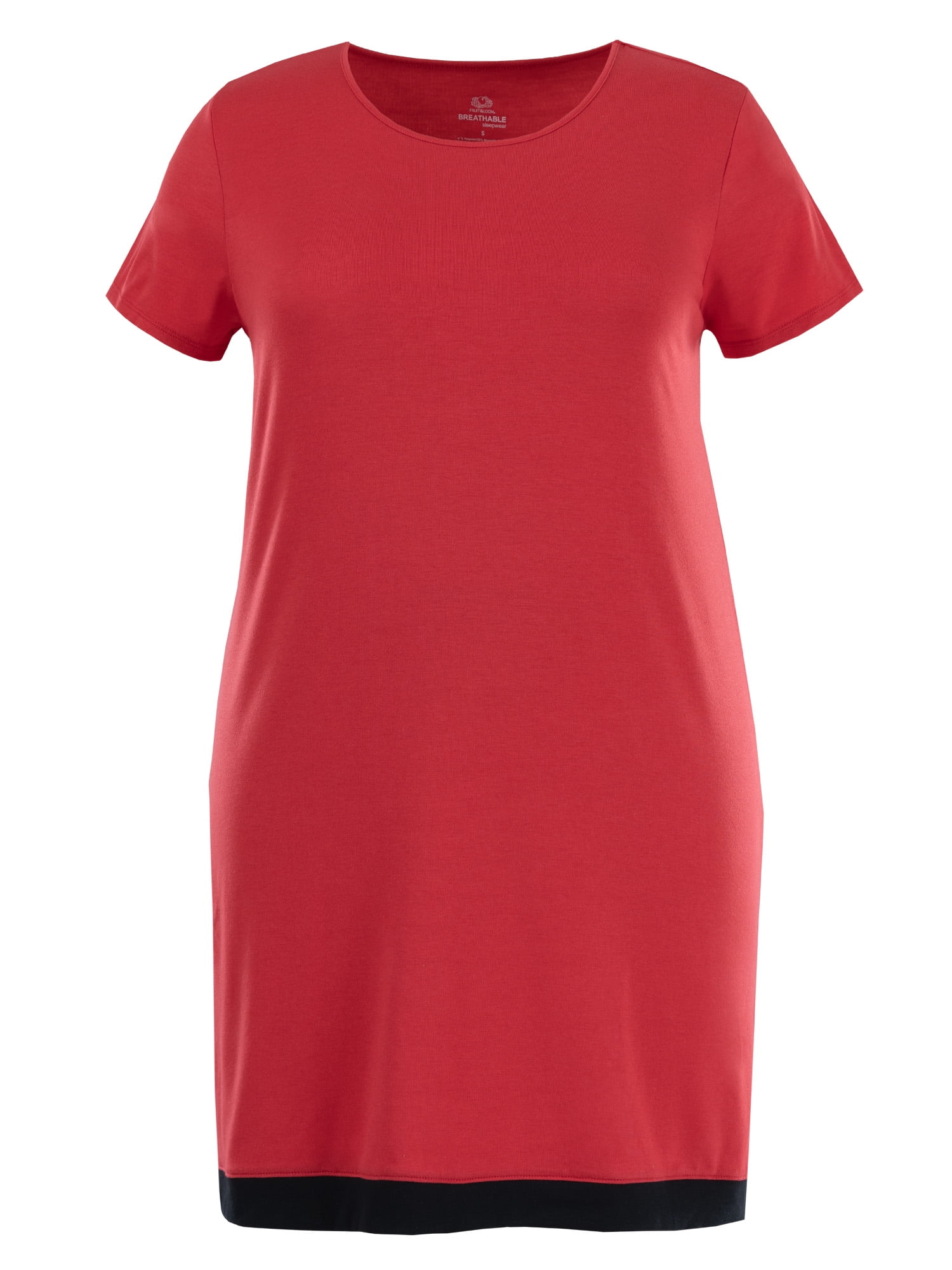 Fruit of the Loom Women's Soft and Breathable Pajama Sleepshirt, Sizes S-5X