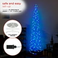thumbnail image 5 of Alpine Corporation 91" Indoor/Outdoor Spiral Christmas Tree with LED Lights, Multi-color, 5 of 13