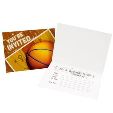 Fast Break Basketball Invitations