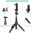thumbnail image 5 of PVUEL All-In-1 Extendable 40" Wireless Remote Selfie Stick Tripod Phone Holder Mount, Black, 5 of 10