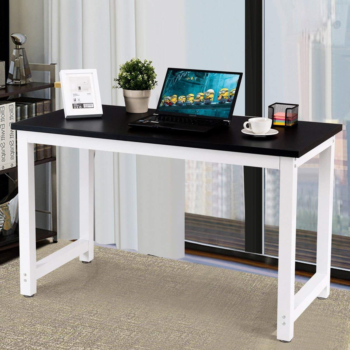 Uenjoy Computer Desk PC Laptop Table Wood Workstation Study Home Office