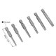 thumbnail image 3 of Unique Bargains Juego de puntas de destornillador Torx magnéticas de 1/4" de vástago hexagonal de 2" de longitud T10-T40 Acero S2 6 piezas, 3 of 5