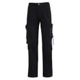thumbnail image 2 of TISHITA Pantalon de Travail Rétro Élégant pour Homme Garçon à Multiples Poches pour la Marche et la Randonnée 10 Tailles Noir, 2 of 8