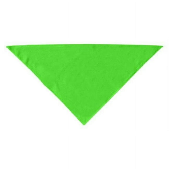 Plain Bandana Lime Green Small