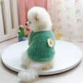 thumbnail image 6 of Medium Girl Dog Sweaters Dog Large Dog Apparel Sweaters Dog Winter Clothes for Small Dog Clothes Boy Bulk Dogs Girl Daisy Style Plush Round Neck Flowers Sweater Sweaters for Small Dogs Puppy Cloth, 6 of 8