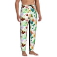thumbnail image 4 of Pofeuu Floral Vintage Print Sweatpants for Men, Men's Lounge Pants, Men's Athletic Pants, Men's Sweat Pants with Pockets-Small, 4 of 5