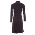 thumbnail image 2 of OLIAN Maternity Women's Twist Accent Front Long Sleeve Dress X-Small Brown, 2 of 2
