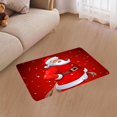 thumbnail image 3 of Alfombra manta Alfombra Franela Festiva Santa Claus Alk Anti Resbalón Para Año Nuevo Día De Navidad O O Magideal Alfombra manta, 3 of 7