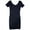Blue - navy, variant on bebe Womens Cutout Sleeve Bodycon Dress, Blue, Large
