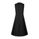 thumbnail image 5 of Vestido largo con bolsillo estampado a rayas con botones y cuello en V sin mangas para mujer a la moda Fridja  hj4768, 5 of 5