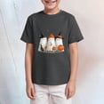 thumbnail image 4 of xaweyi Casual Crew Neck Short Sleeve Tee For Girls Halloween Ghost Pumpkin Cute Cartoon Tshirt, 4 of 6
