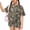 #A01-Brown, variant on Girls Short Sets Size 10-12 Girls 2 Piece Outfits Camo Short Sleeve Tee Top and Elastic Waist Shorts Cute Y2K Girls Outfits