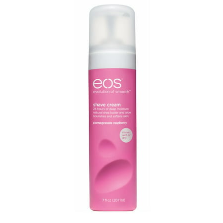 (2 pack) eos Ultra Moisturizing Shave Cream, Pomegranate Raspberry, 24 hours of deep moisture, 7