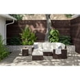 thumbnail image 6 of Palm Springs Brown Outdoor Ottoman, 6 of 7