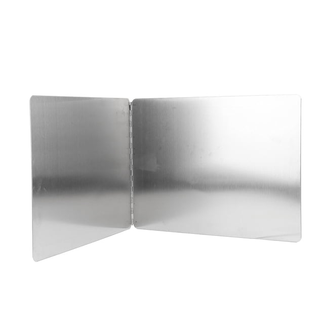 Grasa Para Estufa, Protector Contra Salpicaduras De Acero Inoxidable A Prueba De Calor De 2 Caras Con Revestimiento Antiadherente Para Protección De La Cocina