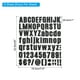 thumbnail image 2 of Kit de calcomanías de letras y números de vinilo Uxcell, calcomanías autoadhesivas para buzón, señal negra 486 piezas 6 hojas, 2 of 6