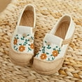 thumbnail image 2 of Fesfesfes Women Shoes Round Toe Ethnic Style Embroidered Lightweight Shoes Soft Comfortable And Breathable Retro Shoes 37(5.5-6), 2 of 4