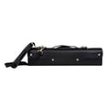thumbnail image 1 of 1 Pc Concise Flute Handbag Synthetic Leather Black Diagonal Flute Shape Portable, 1 of 9