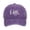 Z2_Purple, variant on MEICHEN Retro Baseball Cap for Women and Men Distressed Printed Dad Hat Adjustable Soft Top Trucker Hat Plain Sunscreen Visor Hat Purple