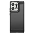thumbnail image 3 of PFDDRW Soft Silicone Brushed Carbon Fiber TPU Phone Case For Moto Edge 50 Pro, 3 of 8