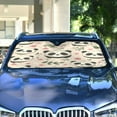 thumbnail image 4 of Qxltty Cute Little Panda Car Windshield Sunshades Foldable UV Rays Sun Visor Protector Keep Your Vehicle Cool 57×31.5in, 4 of 8