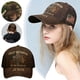 thumbnail image 1 of Gorra de béisbol vintage desgastada y lavada | Gorra de perfil bajo ajustable y desestructurada para hombre y mujer | Mezclilla ligera con estampado | Visera curva, 1 of 6