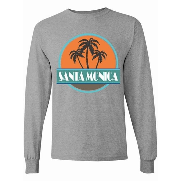 Inktastic Santa Monica California Travel Long Sleeve T-Shirt