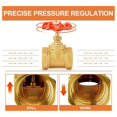 thumbnail image 2 of 1PCS Brass Industrial Gate Valve, DN25 1Inch NPT Female, for Oil, Gas, 2 of 5