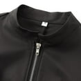 thumbnail image 4 of Taylonsss Robe Femme Couleur Unie Col Rond Sans Manches Taille Resserrée Style Élégant de Bureau, 4 of 6