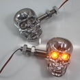 thumbnail image 1 of Luz de señal de giro LED con forma de calavera modificada Luz de señal de giro señal de giro, 1 of 9