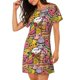 thumbnail image 2 of Fotbe Fruit-Flavored Ice-Cream Bata de Dormir para Mujer con Estampado, Camisón de Algodón de Manga Corta, Ropa de Dormir Casual, 2 of 6