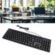 thumbnail image 1 of Teclado USB Con Cable Para Idiomas Minoritarios Ruso, Español, Francés, Inglés, 104 Teclas, Cable De 1,5 M, Diseño Ergonómico, Rendimiento Estable, Plug And Play Para, 1 of 7