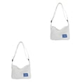 thumbnail image 2 of Bolso de hombro Sonducket estilo informal para mujer bandolera de viaje banquete chicas bolsa con correa grande color Blanco Negro, 2 of 6