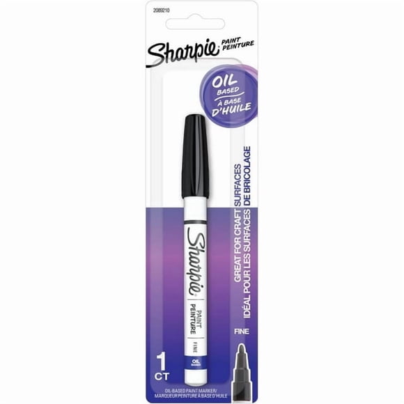 Sharpie Marqueur de Peinture à Base d'Huile, Pointe Fine, 1 Unité