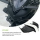thumbnail image 3 of Scienceny 1 par de piezas de alerón de modificación Universal con estilo de ala lateral de motocicleta Accesorios para motos Matowe ziarno węgla Scienceny VI015236-02B, 3 of 6