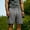 Gray, variant on Zivyakyron Summer Mens Active Shorts Fitness Gym Mens Shorts Bermuda Loose Zipper Pocket