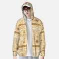 thumbnail image 2 of Kdxio World Map Print Women Men Sun Protection UPF 50+ Jackets Zip Up Long Sleeve Hoodie Hiking Lightweight with Pockets, 2 of 7
