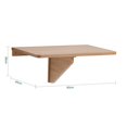 thumbnail image 2 of SoBuy FWT03-PF, Table Pliante Murale à Rabat, Table de Cuisine, Bureau d'Ordinateur, Table pour Enfants, Naturel, 2 of 5