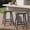 CLASSIC GRAY, variant on CIOKEA 29'' Bar Stools set of 2, All-Weather Durable Heavy Duty HDPE Stools with Footrest, Waterproof Patio Seats Modern Bar Height Stools for Indoor/Outdoor, Dark Bule