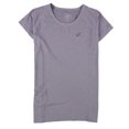 thumbnail image 1 of ASICS T-Shirt Basique Texturé Sans Couture pour Femmes, Violet, Moyen, 1 of 2