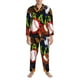 thumbnail image 3 of Balery Balls Pijama para Hombre de Dos Piezas con Manga Larga, Conjunto de Dormir y Descanso Suave con Bolsillos-Small, 3 of 7