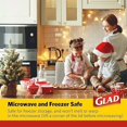 thumbnail image 3 of Gladware Holiday Food Storage Containers With Reversible Gift Tags 5 Count 24Oz, 3 of 6