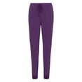 thumbnail image 5 of Natural Uniforms Womens Essential Cool Stretch Jogger Scrub Set (X-Small, Eggplant), 5 of 6