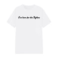 thumbnail image 4 of NinXxx Women's Graphic Print Crew Neck Soft Comfortable Daily Basic Top White XL, 4 of 4