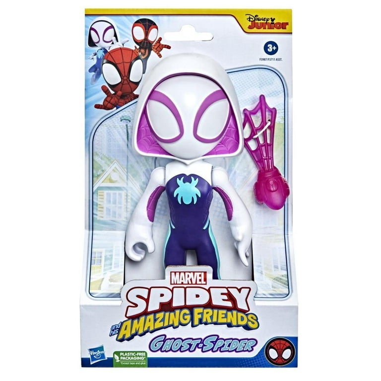 Marvel: Spidey and His Amazing Friends Supersized Ghost-Spider Preschool  Kids Toy Action Figure for Boys and Girls Ages 3 4 5 6 7 and Up 