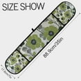 thumbnail image 3 of Yayeee Double Oven Mitt Kitchen Heat Resistant Baking 35" x7" Quilted Glove, Retro Flower Print, 3 of 6