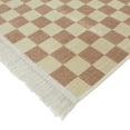 thumbnail image 5 of Balta Adelaide Recycled Checkered Area Rug 5'3" x 7' - Tan, 5 of 5