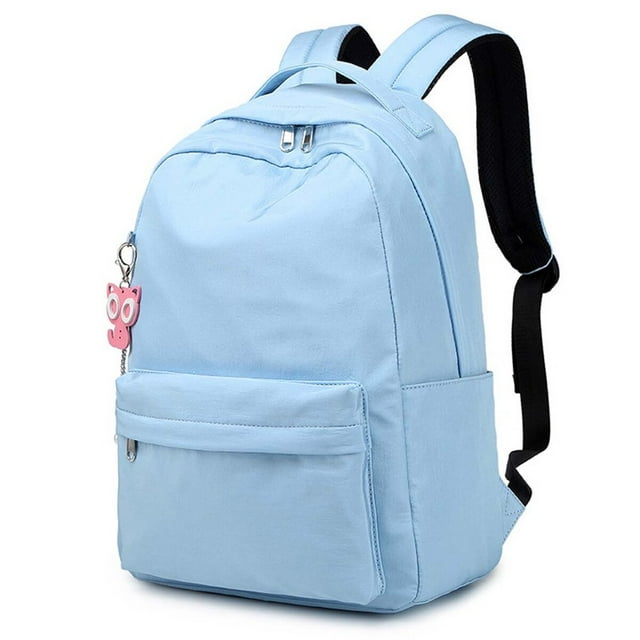 Sac à Dos Léger Sac d'École pour Adolescente Style Décontracté Sac de Jour de Voyage Rose
