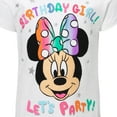 thumbnail image 2 of Disney Minnie Mouse Birthday Toddler Girls T-Shirt, 2 of 2